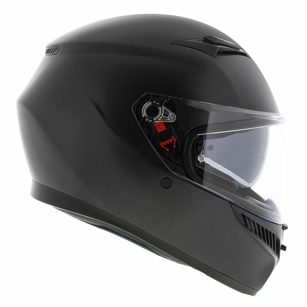 AGV K3 Matt Black Motorcycle Helmet, Pinlock, ECE2206, Fast