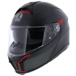 AGV Tourmodular motorhelm Frequency mat titanium rood systeemhelm - Maat XXL
