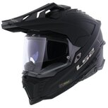 LS2 MX701 Explorer single mono mat zwart - Maat 3XL - Grote maat grande adventure motorhelm