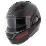 Shark EVO ES Kryd mat antraciet zwart rood - Maat XS