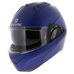 Shark EVO-GT systeemhelm motorhelm mat blauw - Maat XS