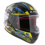 LS2 FF353 Rapid Helm Buddha zwart geel - Maat XS