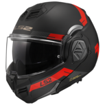 LS2 FF906 Advant Bend systeemhelm mat zwart rood