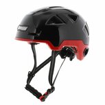 Vito E-City helm glans zwart rood voor E-bike / Speed Pedelec / Snorfiets - Maat M