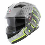 AGV K3 motorhelm Fortify grijs zwart fluo geel - Maat XXL