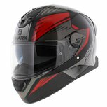 Shark Skwal 2 Helm Hallder glans zwart rood antraciet - Maat XS