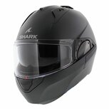 Shark Evo ES systeemhelm motorhelm mat antraciet - Maat XS
