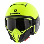 Shark Helm Street Drak Neon serie mat geel zwart - Maat XS