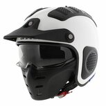 Shark X-Drak Trial helm glans wit - Maat XS