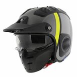 Shark X-Drak Trial Helm Terrence mat antraciet geel