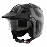 Shark X-Drak 2 Trail Helm Thrust-R glans antraciet zwart - Maat XS