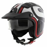 Shark X-Drak 2 Trial Helm Thrust-R glans zwart wit rood - Maat XS
