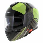 Axxis Gecko SV systeem helm Epic glans zwart fluor geel - Maat XS