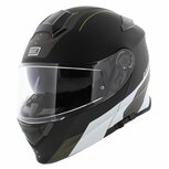 Origine Delta Basic helm Division mat zwart geel - systeemhelm motorhelm