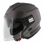 Blauer Solo jet helm titanium carbon zwart - Maat XS