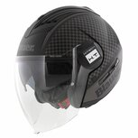 Blauer Real B jet helm mat zwart titanium grijs