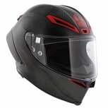 AGV Pista GP RR Intrepido Mat Carbon Zwart Rood (2206)