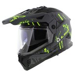 LS2 MX702 Pioneer II helm Crazy mat grijs geel