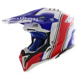 Airoh Helm Aviator 3 AMS&sup2; Hima glans blauw wit rood