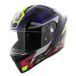 AGV K1 S Motorhelm Fastlap zwart paars roze