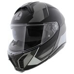 AGV Tourmodular Perception motorhelm mat zwart zilver systeemhelm