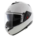 Shark Oxo helm solid glans wit - systeemhelm motorhelm