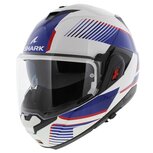 Shark Oxo systeemhelm motorhelm Sikter wit rood blauw