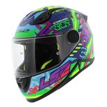 LS2 FF812 kinder integraal helm Svent glans blauw groen