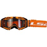 Crossbril LS2 Aura Enduro Series oranje met helder lens &amp; Pinlock 70 MaxVision