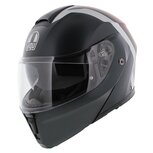 AGV Streetmodular systeemhelm Resia mat grijs zilver rood