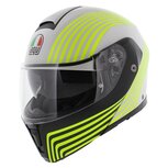 AGV Streetmodular systeemhelm Iseo mat wit zwart fluo geel