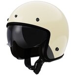 LS2 OF601 Bob II jet motorhelm solid cream