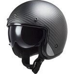 LS2 OF601 Bob II C jet motorhelm solid mat carbon