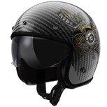 LS2 OF601 Bob II C Custom jet motorhelm carbon