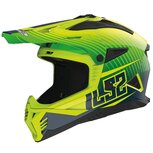 LS2 MX708 Fast II crosshelm Duck mat groen geel