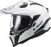 LS2 MX701 Explorer Adventure helm solid glans wit
