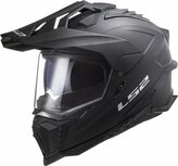 LS2 MX701 Explorer Adventure helm solid mat zwart