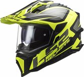 LS2 MX701 Explorer Adventure helm Alter mat zwart geel