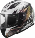 LS2 FF353 Rapid II integraalhelm Boho wit zwart roze