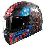 LS2 FF353 Rapid II integraalhelm Zombie zwart rood