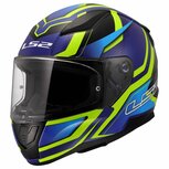 LS2 FF353 Rapid II integraalhelm Flitz fluor geel blauw