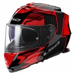 LS2 FF800 Storm II integraalhelm Tracker zwart rood