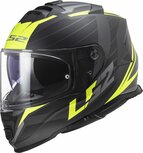 LS2 FF800 Storm II integraalhelm Nerve mat zwart geel