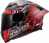 LS2 FF807 Dragon integraalhelm Enthum glans rood carbon