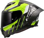 LS2 FF807 Dragon integraalhelm Trax glans geel carbon