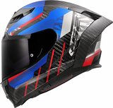LS2 FF807 Dragon integraalhelm Trax glans blauw rood