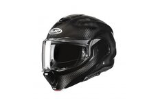 HJC F100 systeemhelm glans carbon zwart