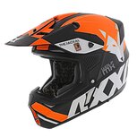 Axxis Wolf crosshelm Jackal mat oranje zwart