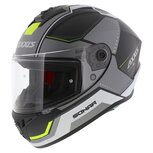 Axxis Draken S helm Sonar mat zwart grijs geel