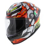 AGV K6 S Bezzecchi 2024 Motorhelm zwart rood wit geel